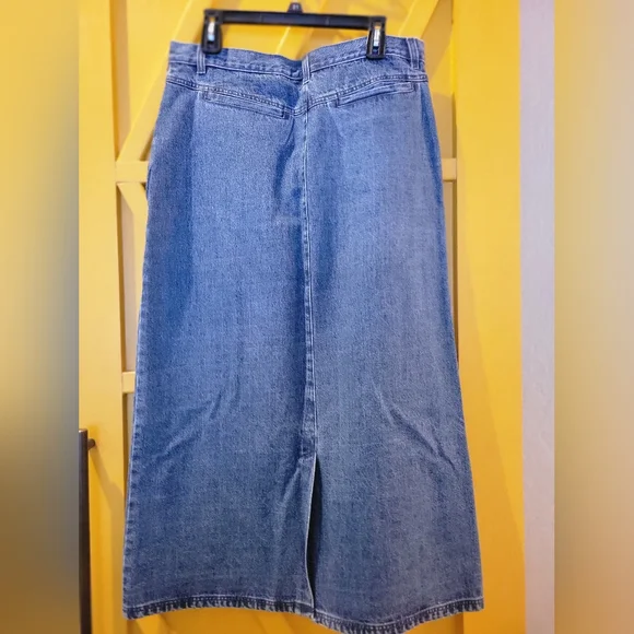 Woolrich Blue Denim Maxi Skirt - Picture 5 of 8